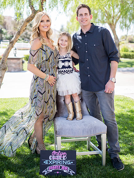 Tarek, Christina, and their daughter Taylor.